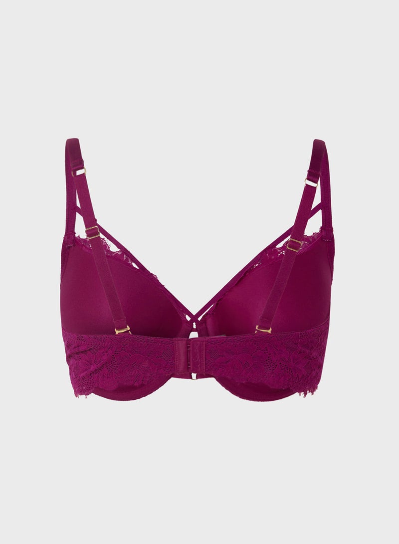 La Senza صدرية بتفاصيل حزام عنق غاطس - Image 2