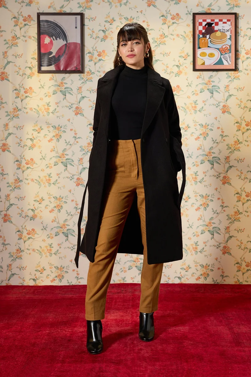 Virgio Cotton Tapered Workwear Trousers for Women
