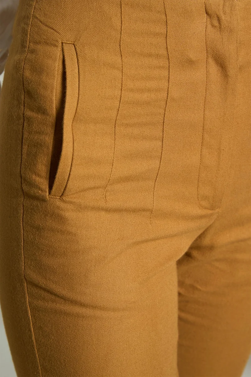 Virgio Cotton Tapered Workwear Trousers for Women