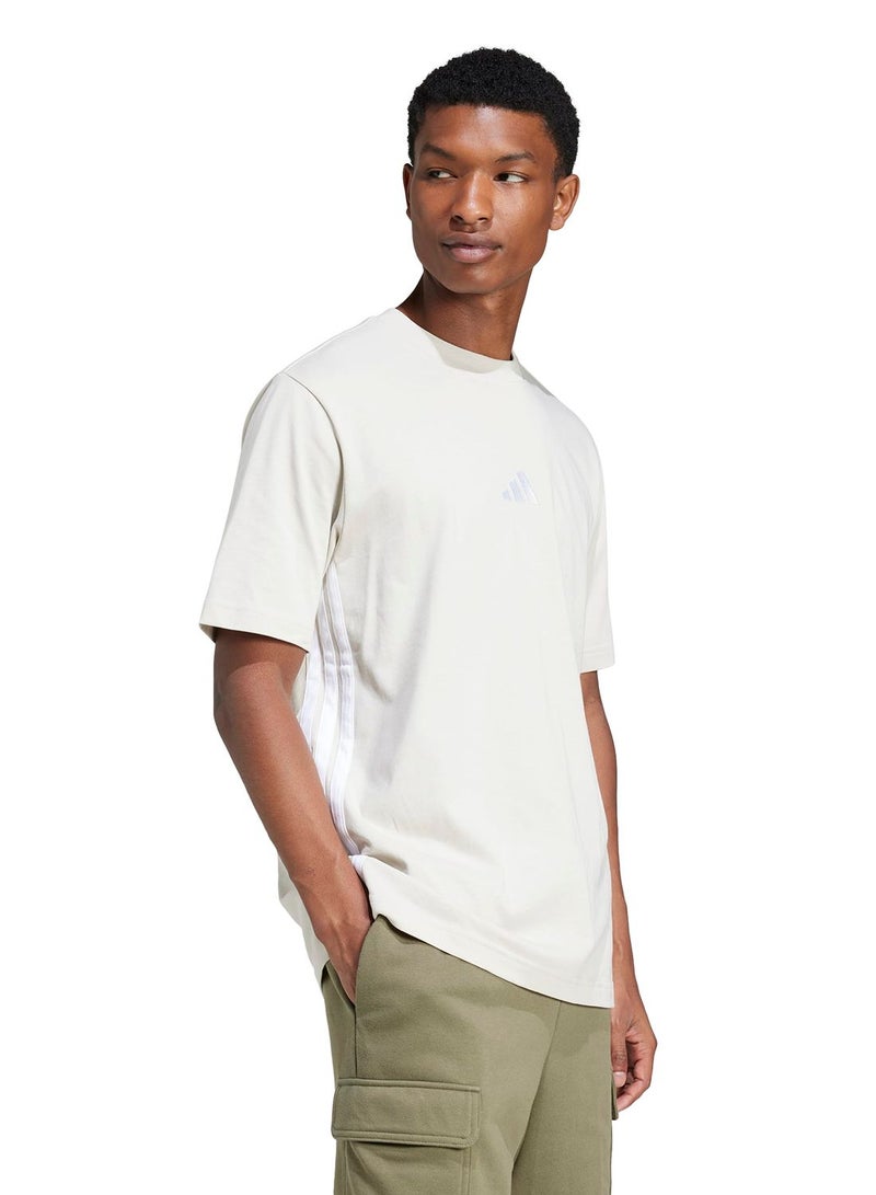 Adidas Essentials 3-Stripes Single Jersey T-Shirt - Image 5