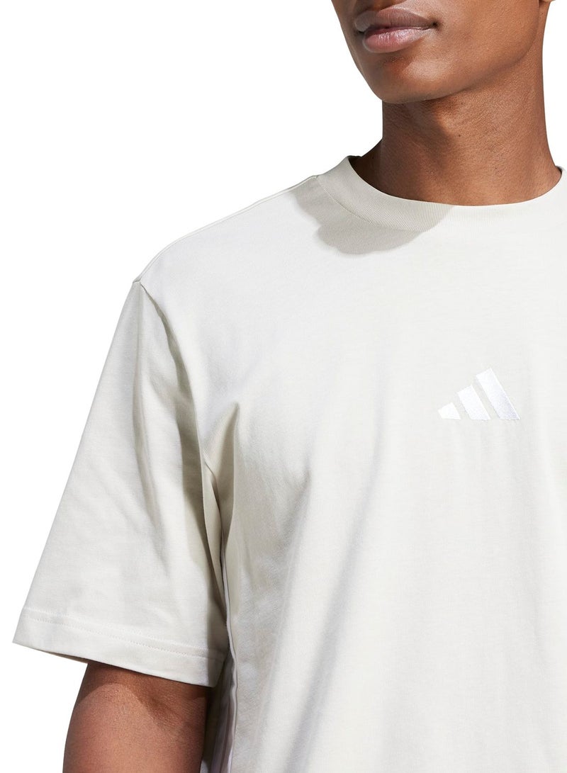 Adidas Essentials 3-Stripes Single Jersey T-Shirt - Image 3