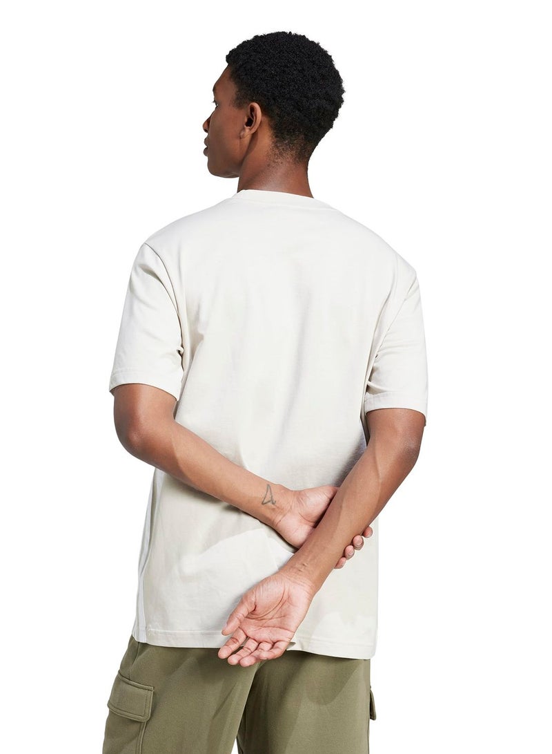Adidas Essentials 3-Stripes Single Jersey T-Shirt - Image 2