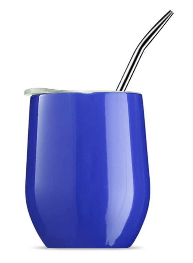 CUOPRU Yerba Mate Tea Cup 304 Stainless Steel Cup With Lid Heat Resistant Portable Tea Mug With Straw And Brush  - Image 1