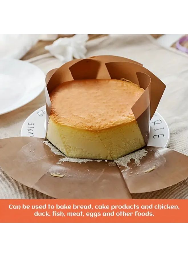 Non Stick Round Cake Baking Mat 3 Pack 11.81 Inch Reusable Fiberglass Baking Pan Liner Heat Resistant Kitchen Essential For Cakes Breads - Image 1