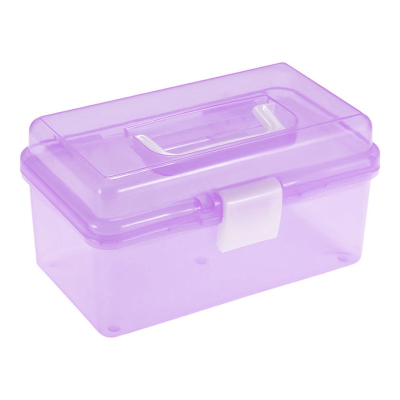 Portable Storage Box: Lightweight Design, Multiple Color Options - Organized Storage Case for Art Students, Craft Supplies, Tools, Medicine, Sewing Kit, Cosmetics Or Fishing Supplies - Image 2