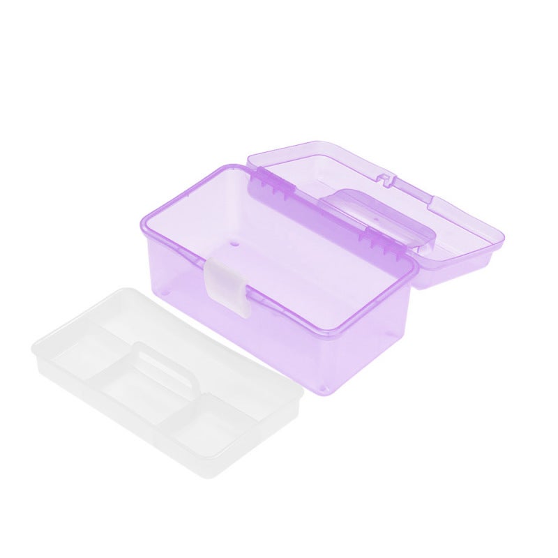 Portable Storage Box: Lightweight Design, Multiple Color Options - Organized Storage Case for Art Students, Craft Supplies, Tools, Medicine, Sewing Kit, Cosmetics Or Fishing Supplies - Image 5