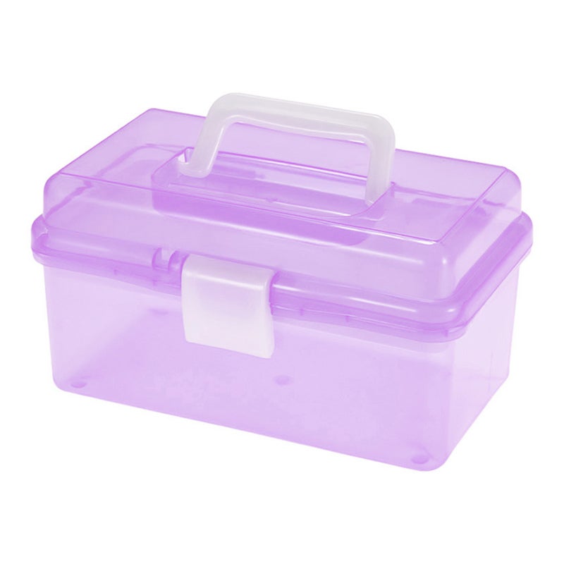 Portable Storage Box: Lightweight Design, Multiple Color Options - Organized Storage Case for Art Students, Craft Supplies, Tools, Medicine, Sewing Kit, Cosmetics Or Fishing Supplies - Image 4
