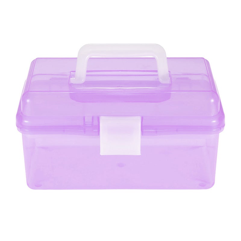 Portable Storage Box: Lightweight Design, Multiple Color Options - Organized Storage Case for Art Students, Craft Supplies, Tools, Medicine, Sewing Kit, Cosmetics Or Fishing Supplies - Image 3