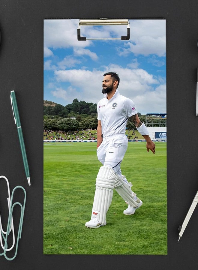 Creative Print Solution Virat Kohli Digital Reprint Clip Board Examination Pad for Shop, Medical, Grocery Size 14x10 - Image 1