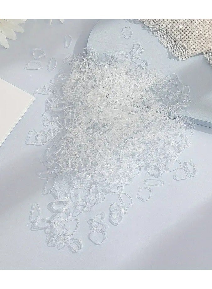 Ucanbe 1000pcs Baby Girls Mini Elastic Hair Ties Set - Perfect for Holiday Gifts & Decorative Hair Accessories! - Image 3