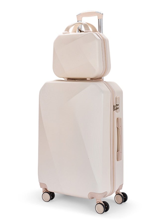LIMRA Hardside 6 Piece Luggage Trolley Set Beige  - Image 2