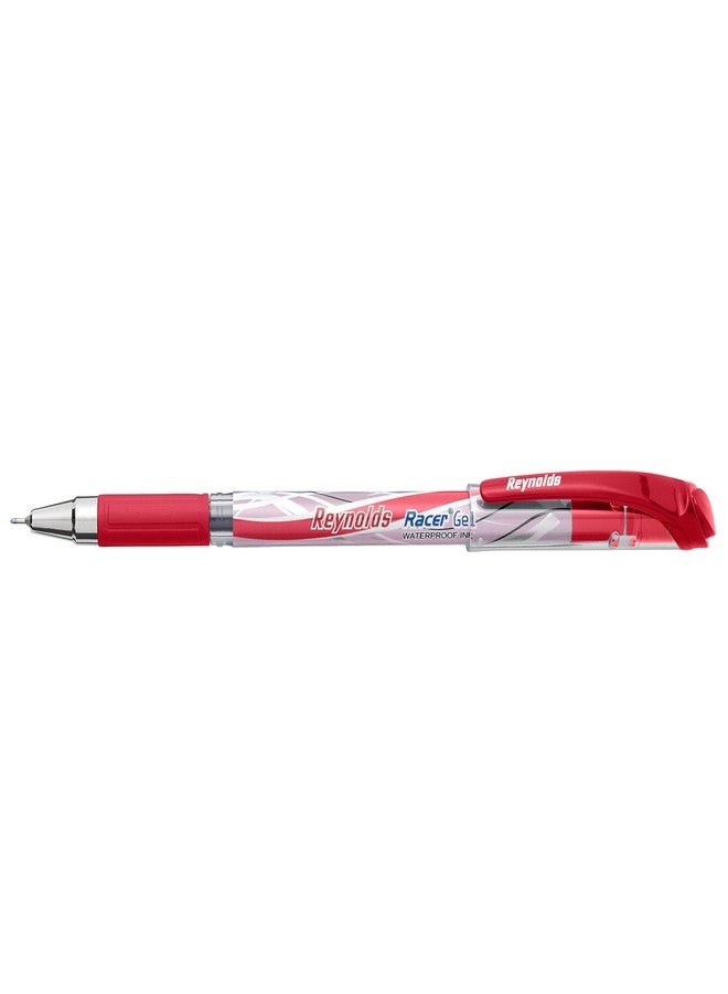 Reynolds Racer 0.5mm Needle Point Gel Pens - Pack of 20 (Red) - Image 2