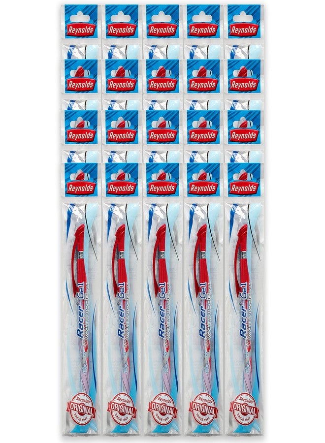 Reynolds Racer 0.5mm Needle Point Gel Pens - Pack of 20 (Red) - Image 4