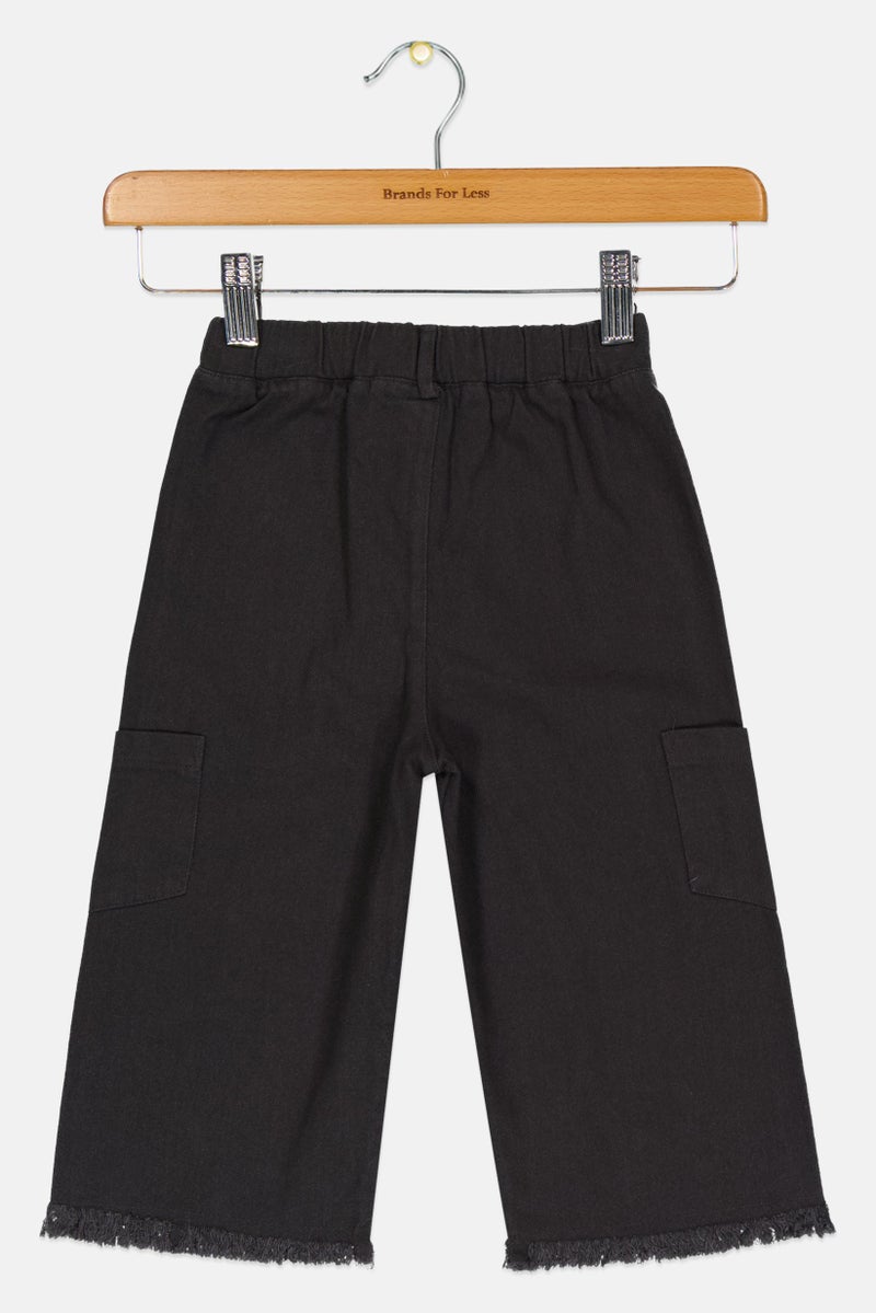 DeFacto Toddlers Boy Solid Chino Pants, Dark Grey - Image 3