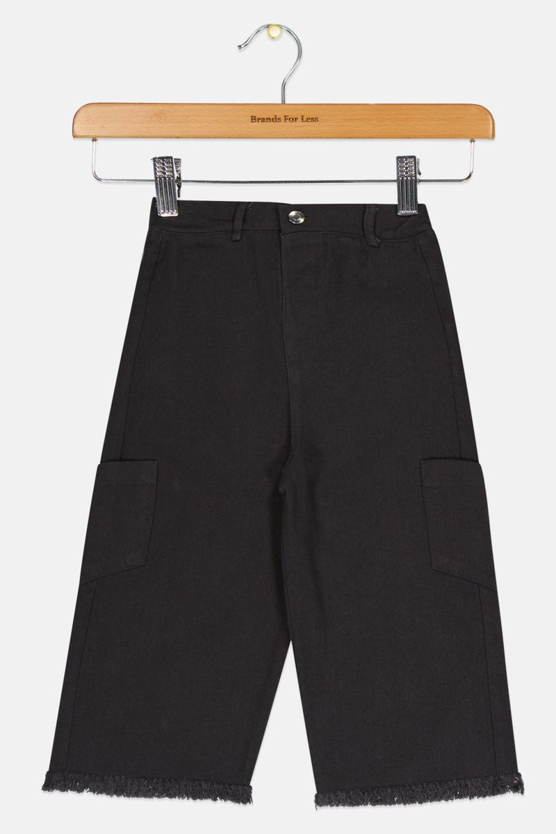 DeFacto Toddlers Boy Solid Chino Pants, Dark Grey - Image 2