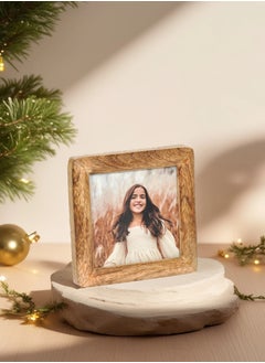 Mars & More Handcrafted Wooden Photo Frame 12x12 cm by Artesania  - Image 2
