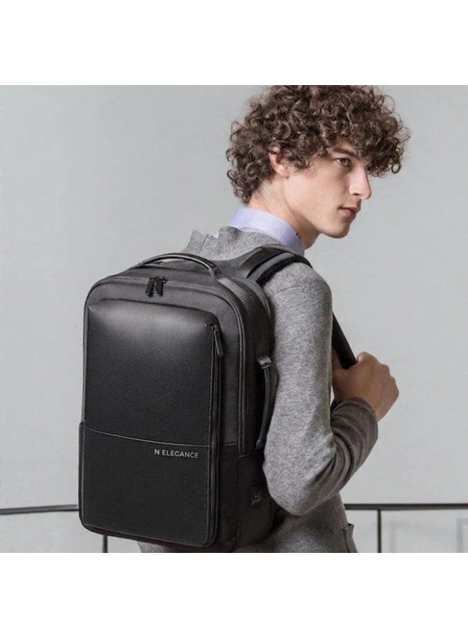 Elegance N-Elegance 019 Black Mens Transformation School Laptop Backpack - Image 2
