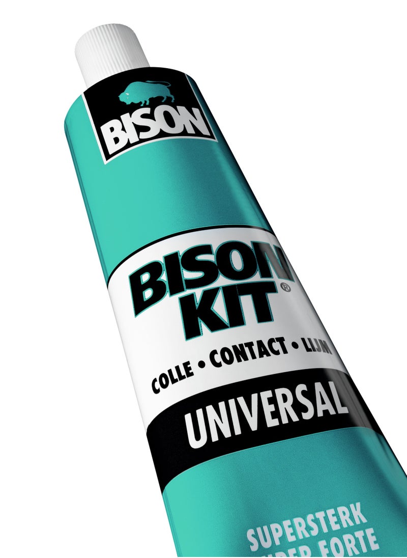 Bison Bison Kit Contact Adhesive 140 ml, the famous, super strong, universal & heavy duty liquid glue,  Bonds easy, Instantly and Permanently flexible, , Made in Holland, heat resistant  - Image 2
