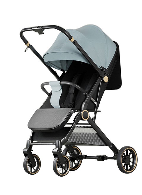 Baby Stroller, Can Sit And Lie,Three Point Safety Belt Lightweight Stroller For Travel, With Handle And Pocket