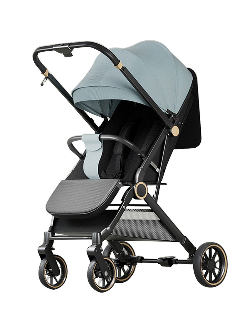 MaBaby Baby Stroller, Can Sit And Lie,Three Point Safety Belt Lightweight Stroller For Travel, With Handle And Pocket  - Image 1