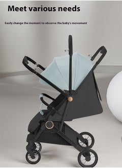 MaBaby Baby Stroller, Can Sit And Lie,Three Point Safety Belt Lightweight Stroller For Travel, With Handle And Pocket  - Image 4