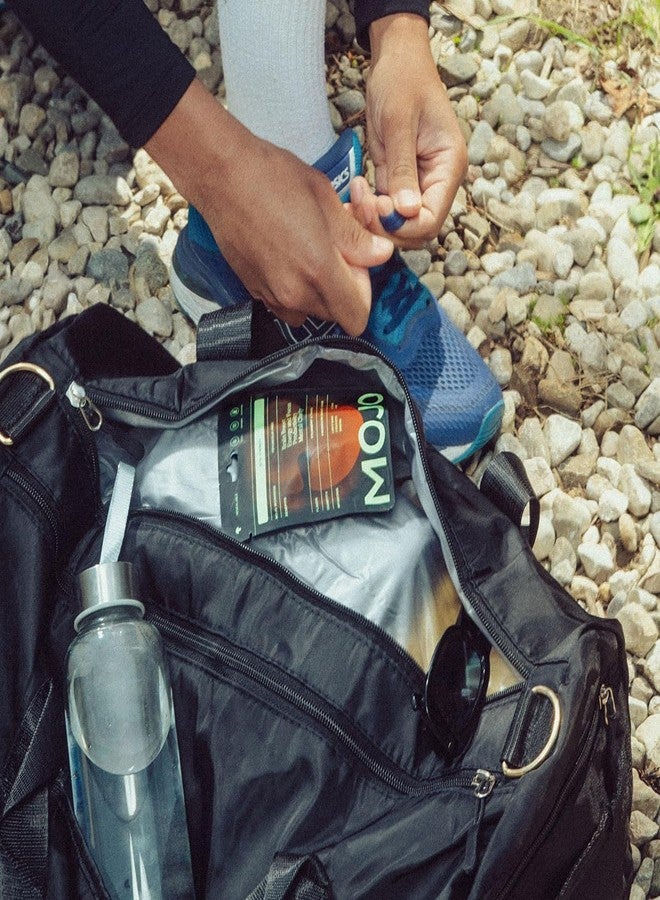 موجو علكات موجو إكسترا سترينث فوكس مع عرف الأسد، والجنسنغ الباناكس، وجذر الزنجبيل، والكورديسيبس، وسام-إي، والمنشطات الذهنية، مكمل غذائي للطاقة والتركيز، نباتي، بنكهة الفراولة واليوسفي (عبوة من 3 قطع) - Image 3