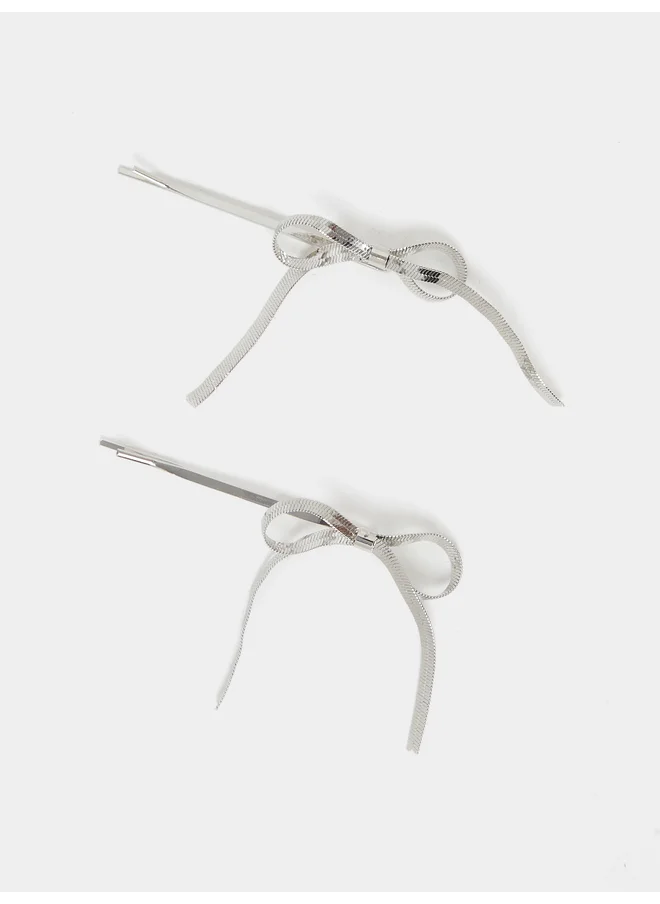 ستايلي Styli Set of 2 - Ribbon Design Hair Clip