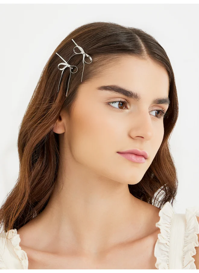 ستايلي Styli Set of 2 - Ribbon Design Hair Clip