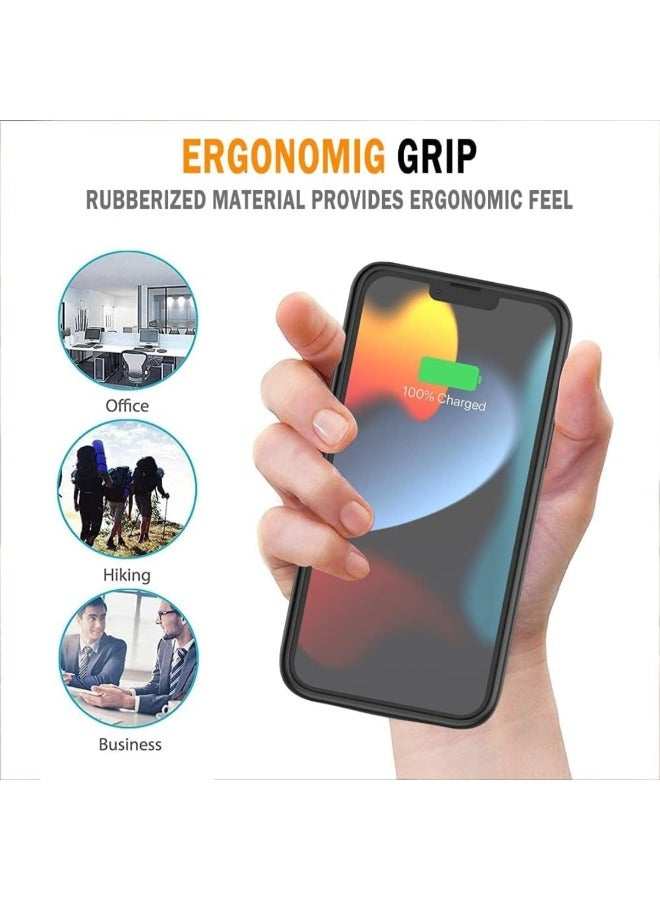 جراب بطارية لهاتف iPhone 13 Pro max/12 Pro max، جراب بطارية Ideal force 4500mAh يدعم مزامنة البيانات وسماعة رأس سلكية وحزمة شاحن بطارية خارجية محمولة لهاتف iPhone - Image 4