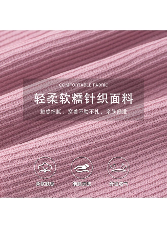 Hstyle U-neck Short Sleeve Knit Top - 2025 Summer Slimming Comfortable Stretchy Basic Casual Work T-shirt - Image 3