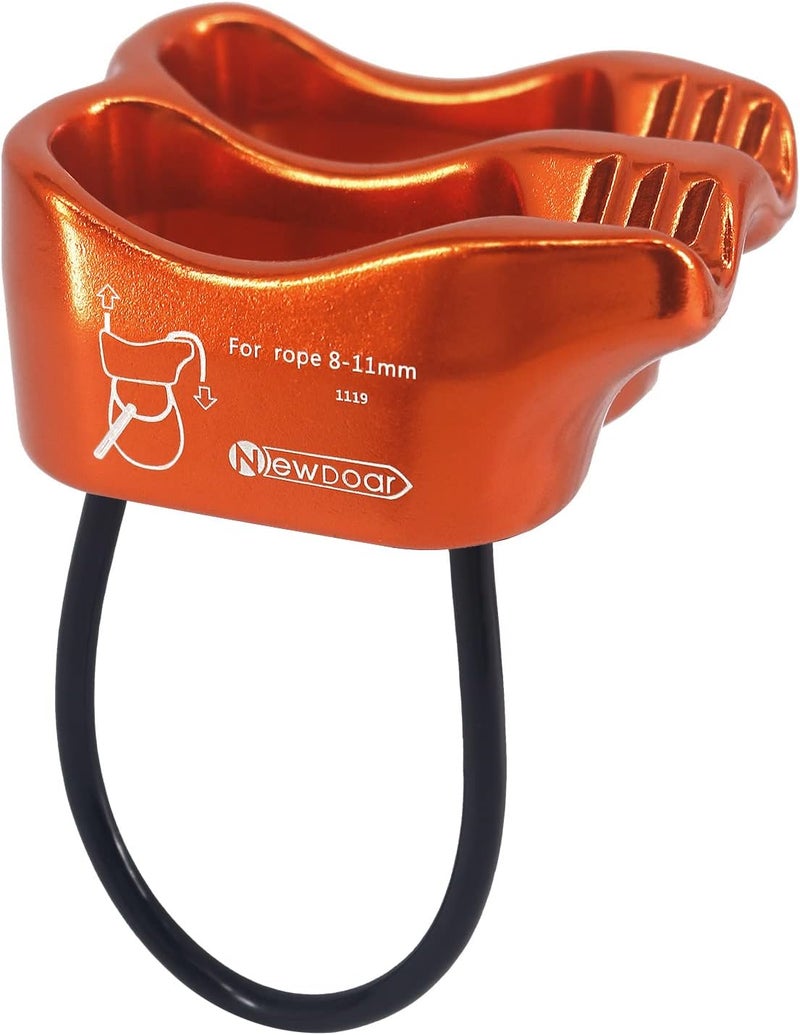Newdoar Climbing Abseiling Belay Device ATC Rappelling Descender 25KN V-grooved Equipment - Image 1