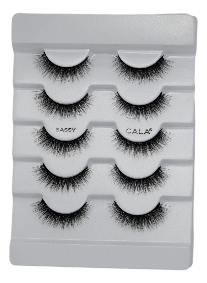 CALA 3D Faux Mink Lashes: Sassy (5 Pack) - Image 2