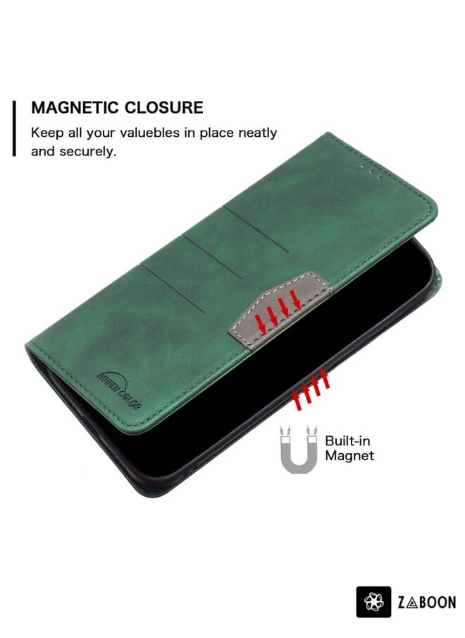 Zaboon - Protective Case For Infinix Hot 11s NFC BF10 Color Block Magnetic Flip Leather - Image 1