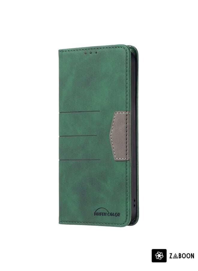 Zaboon - Protective Case For Infinix Hot 11s NFC BF10 Color Block Magnetic Flip Leather - Image 1
