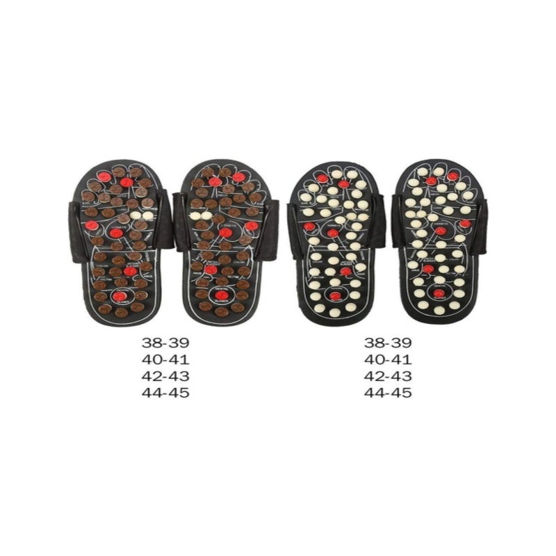 Massage slippers, acupoints, foot therapy shoes, magnetic spring moxibustion, men's home use, anti slip foot acupoint diagram, health and wellness - Image 2