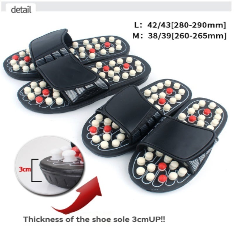 Massage slippers, acupoints, foot therapy shoes, magnetic spring moxibustion, men's home use, anti slip foot acupoint diagram, health and wellness - Image 5