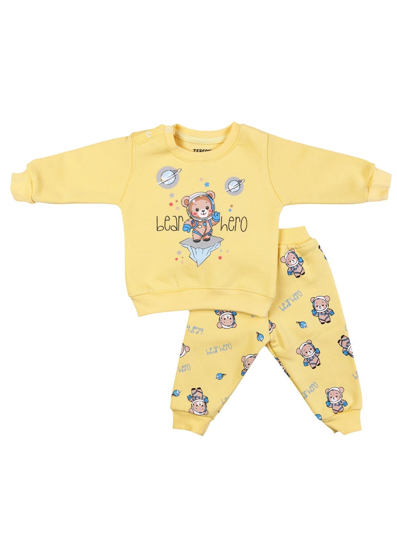 زيركون بيجامة شتوي لحديثي الولادة - 1264 - Image 1