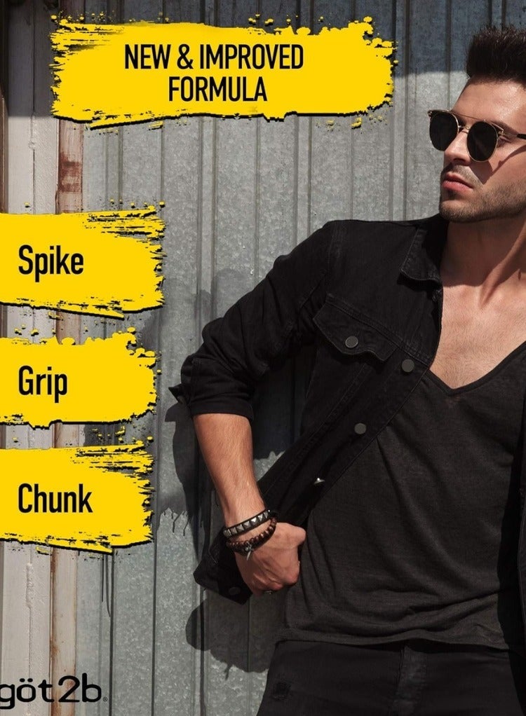 got2b Glued Styling Spiking Glue – Extreme Hold Hair Gel, 35g – Long-Lasting, Water-Resistant & Strong Hold for All Hairstyles - Image 4