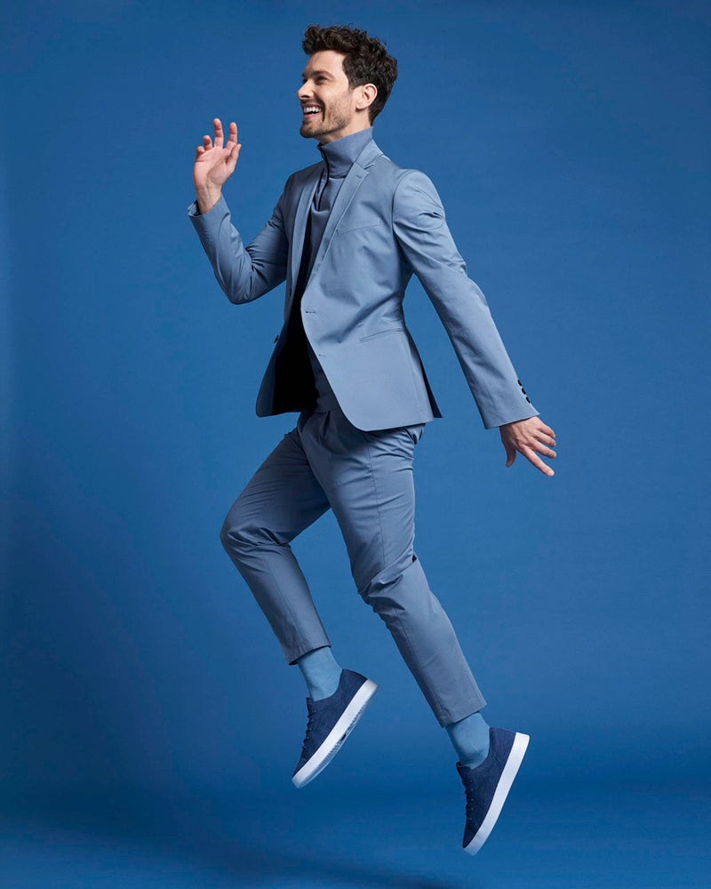 FALKE Men's Tiago Knee-High Socks, Breathable, Fil D'Écosse Cotton, Classic Formal Sock, Lightweight, Trendy Clothing, Black (Black 3000), 11-12, 1 Pair - Image 2