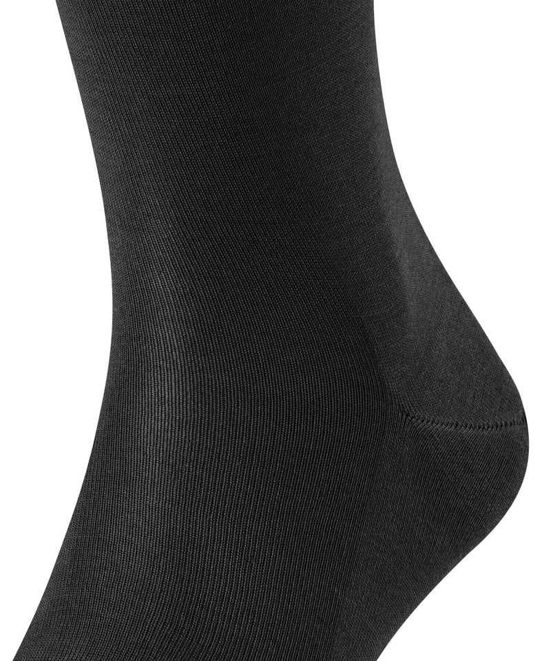 FALKE Men's Tiago Knee-High Socks, Breathable, Fil D'Écosse Cotton, Classic Formal Sock, Lightweight, Trendy Clothing, Black (Black 3000), 11-12, 1 Pair - Image 4