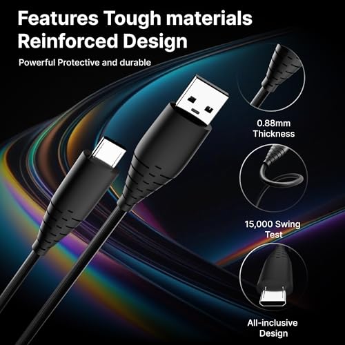 Basesailor 60W USB to Micro Cable,Fast Charger Charging Braided Cable,Compatible for Samsung/LG/Nexus/Nokia/Kindle/PS4/Xbox One Controller & Other USB 2.0 Devices,High Speed Data Transmission - Image 5