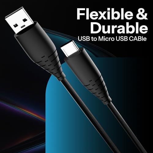 Basesailor 60W USB to Micro Cable,Fast Charger Charging Braided Cable,Compatible for Samsung/LG/Nexus/Nokia/Kindle/PS4/Xbox One Controller & Other USB 2.0 Devices,High Speed Data Transmission - Image 2