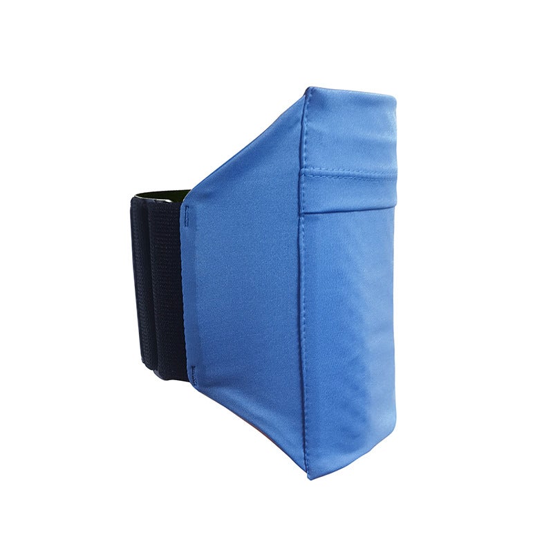 Adjustable Magic Strap Sport Leg Bag Sky blue calf