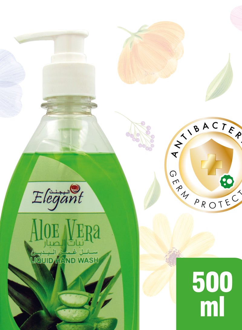 Elegant غسول يد سائل بالصبار 500 مل مجموعة من 2 - Image 2