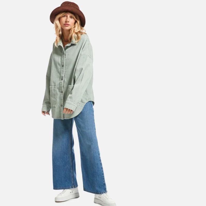 Roxy  Kick Back Washed Corduroy Long Sleeve Shirt - Women for Women | Best Price UAE