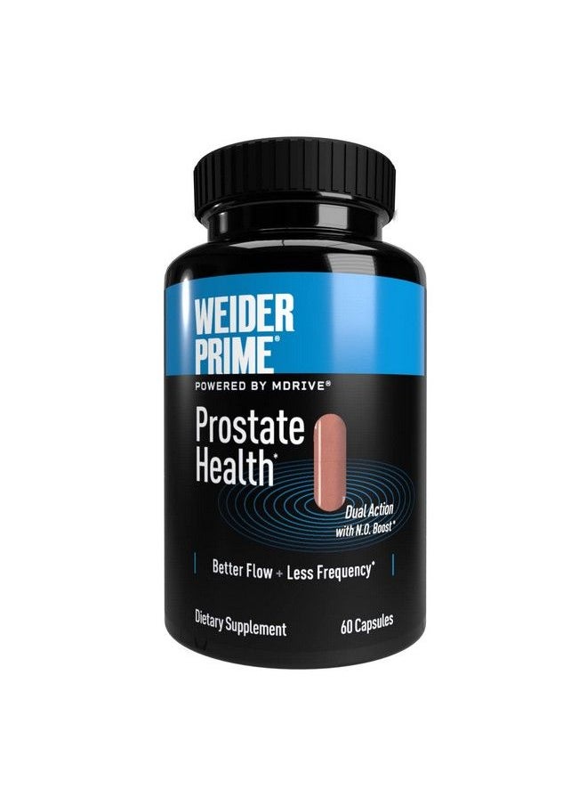 Prime Prostate Health For Men Dual Action With NO Boost Promotes Flow And Normal Frequency 60 Veggie Capsules