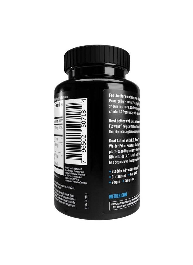 Prime Prostate Health For Men Dual Action With NO Boost Promotes Flow And Normal Frequency 60 Veggie Capsules