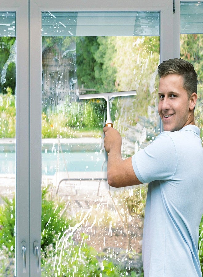 SCRUBIT Window and Shower Squeegee, Lightweight Squeegy Cleaner for Windows, Glass, Car Windshield, and Mirror - Streak Free Cleaning Tool for Shower Doors, Kitchen and Bathroom - Image 2