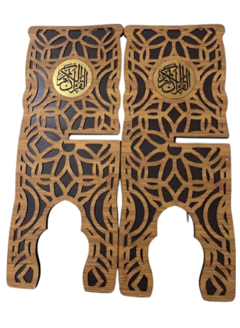حامل قرآن خشبي مزخرف  - Image 5
