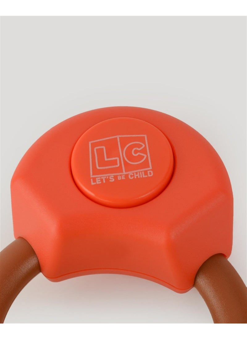 Let's Be Child LC Musical Fruit Teether & Rattle - Orange  - Image 3